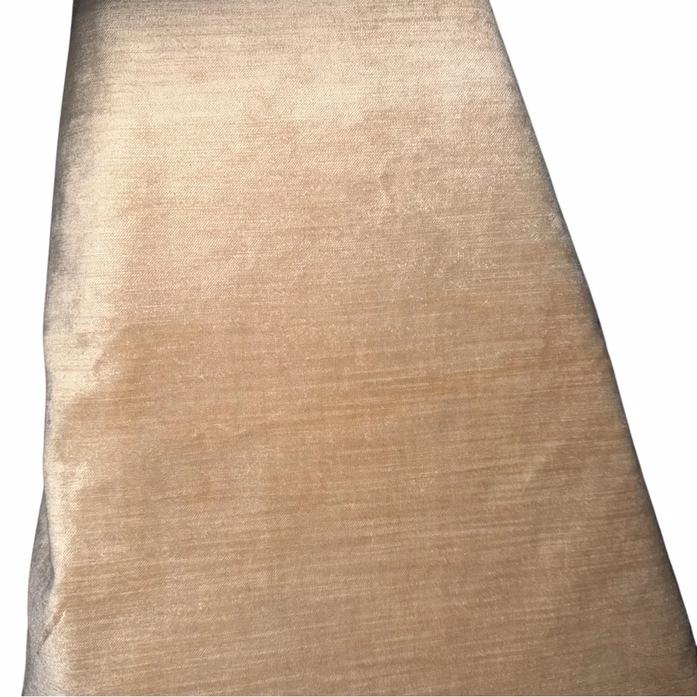 West Elm 2 Velvet Champagne/Gold Tone Pillow Sham Covers